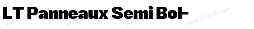 LT Panneaux Semi Bol字体转换